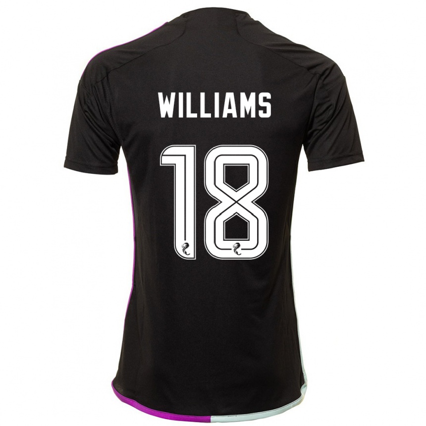 Niño Fútbol Camiseta Rhys Williams #18 Negro 2ª Equipación 2023/24 Perú