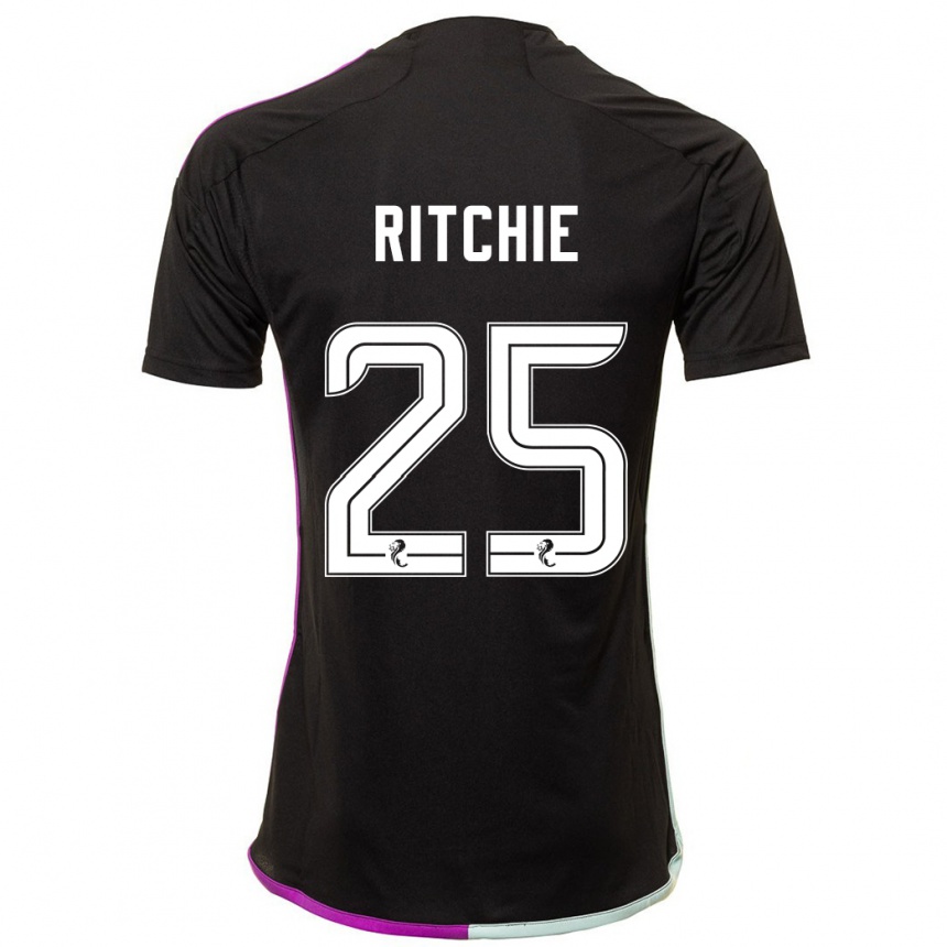 Niño Fútbol Camiseta Tom Ritchie #25 Negro 2ª Equipación 2023/24 Perú