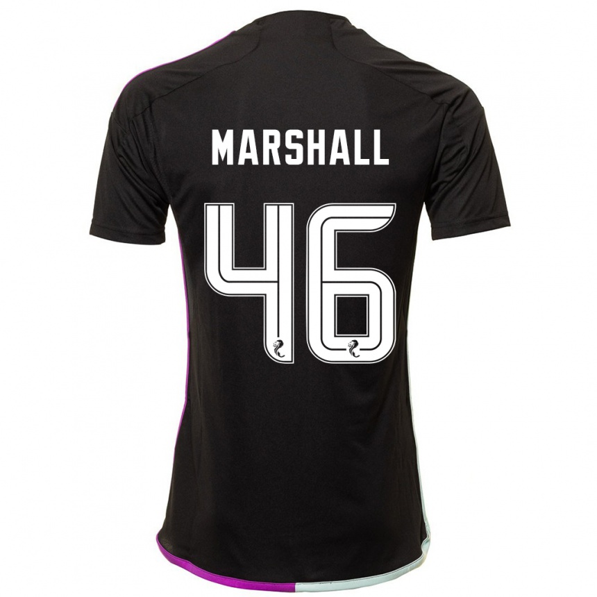 Niño Fútbol Camiseta Findlay Marshall #46 Negro 2ª Equipación 2023/24 Perú