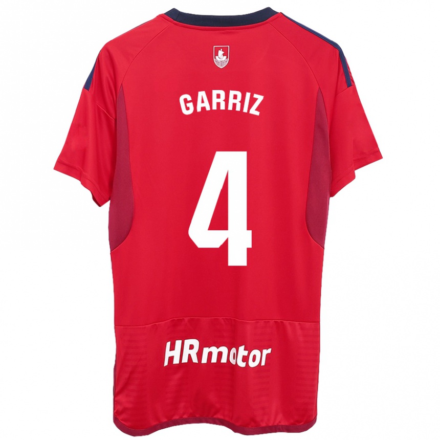 Hombre Fútbol Camiseta Ibaider Garriz #4 Rojo 1ª Equipación 2023/24 Perú