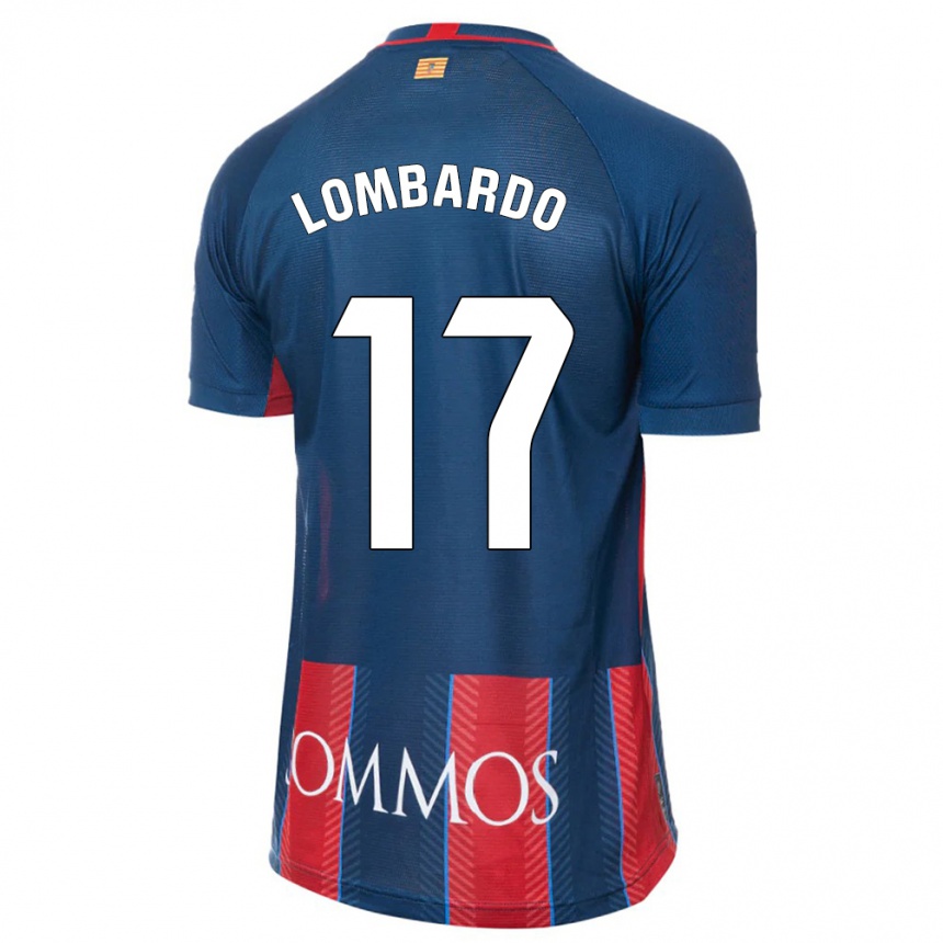 Hombre Fútbol Camiseta Enzo Lombardo #17 Armada 1ª Equipación 2023/24 Perú