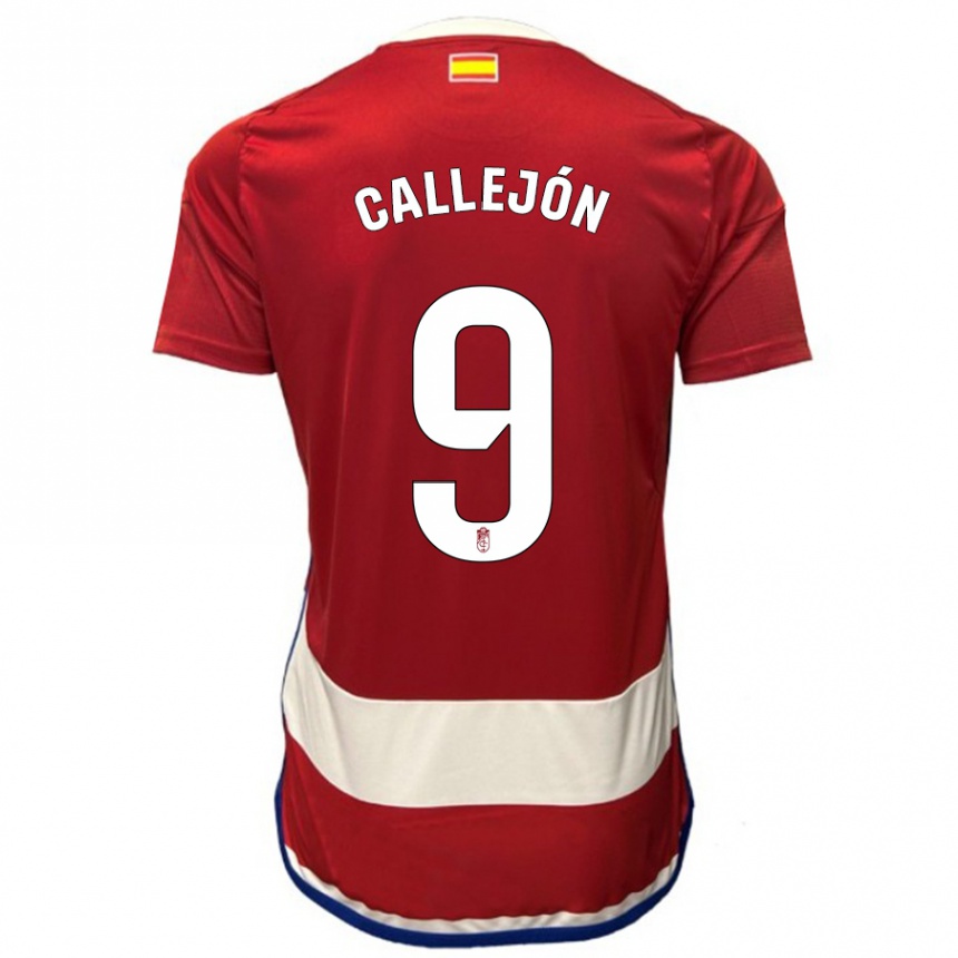 Hombre Fútbol Camiseta José Callejón #9 Rojo 1ª Equipación 2023/24 Perú