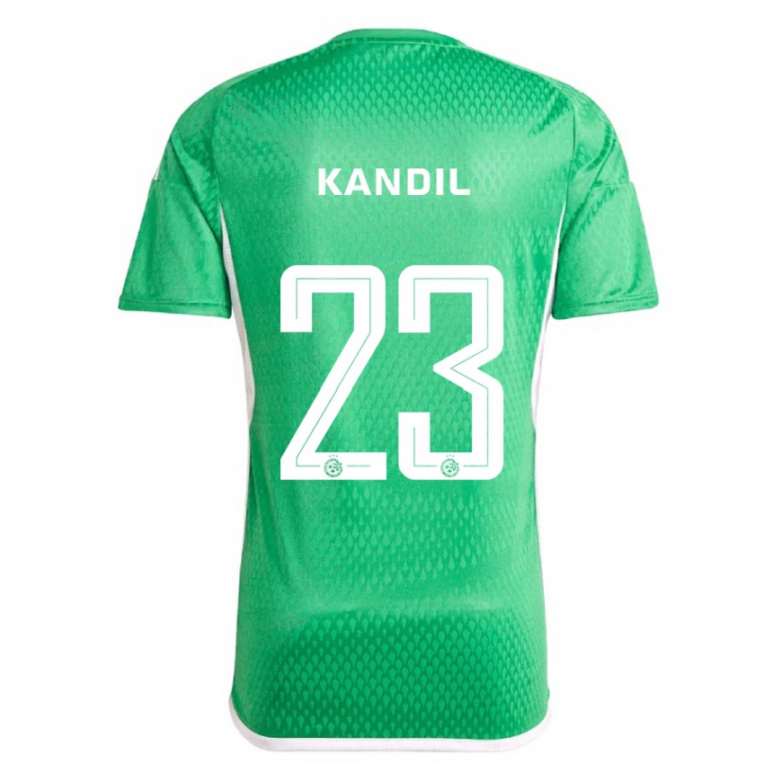 Hombre Fútbol Camiseta Maor Kandil #23 Blanco Azul 1ª Equipación 2023/24 Perú