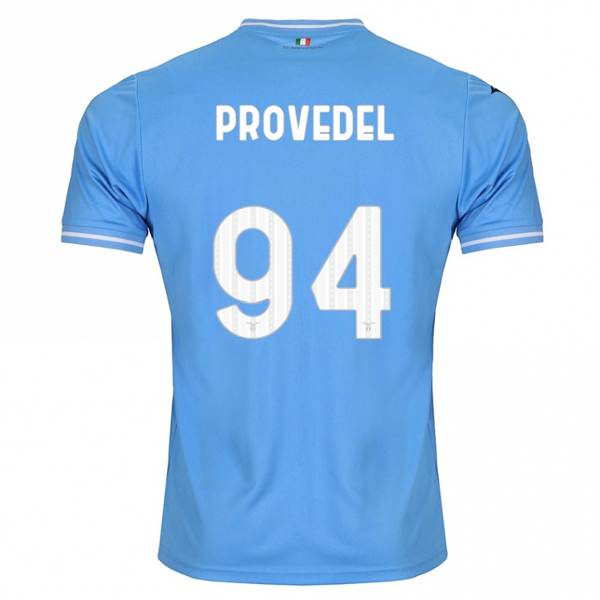 Hombre Fútbol Camiseta Ivan Provedel #94 Azul 1ª Equipación 2023/24 Perú