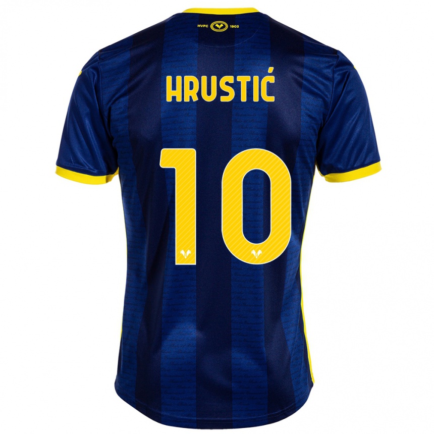 Hombre Fútbol Camiseta Ajdin Hrustić #10 Armada 1ª Equipación 2023/24 Perú