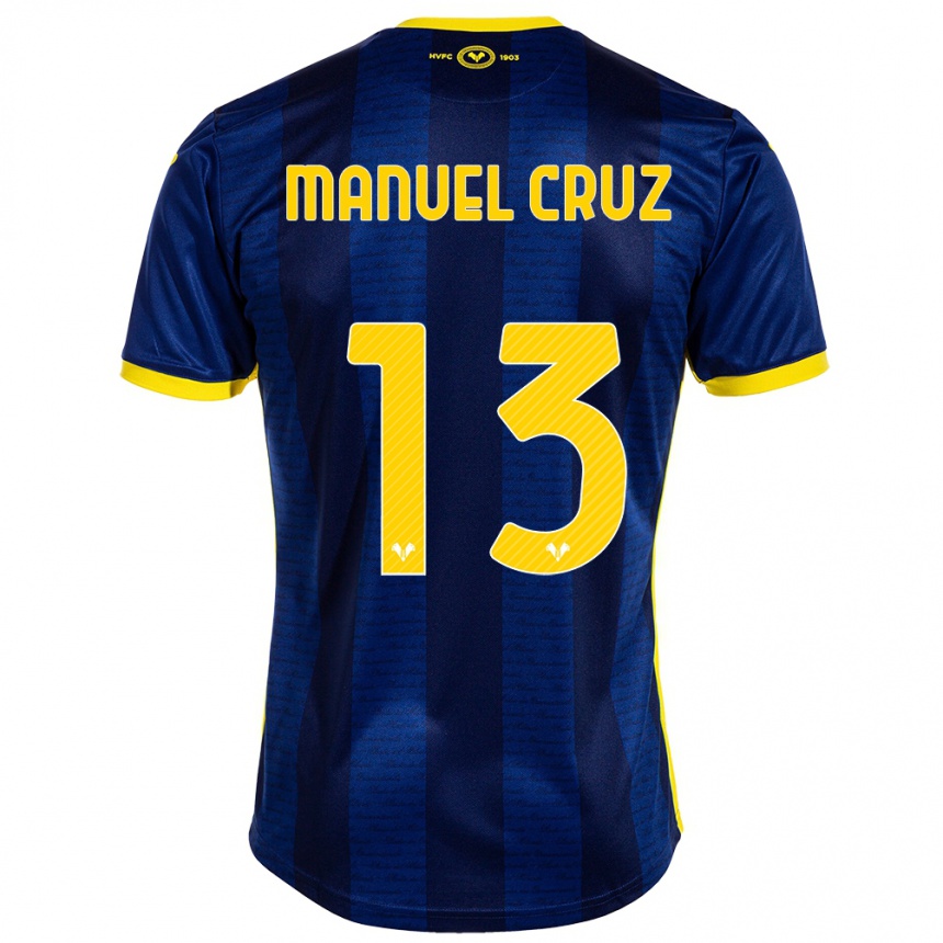 Hombre Fútbol Camiseta Juan Manuel Cruz #13 Armada 1ª Equipación 2023/24 Perú