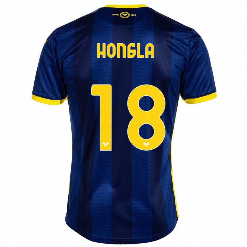 Hombre Fútbol Camiseta Martin Hongla #18 Armada 1ª Equipación 2023/24 Perú