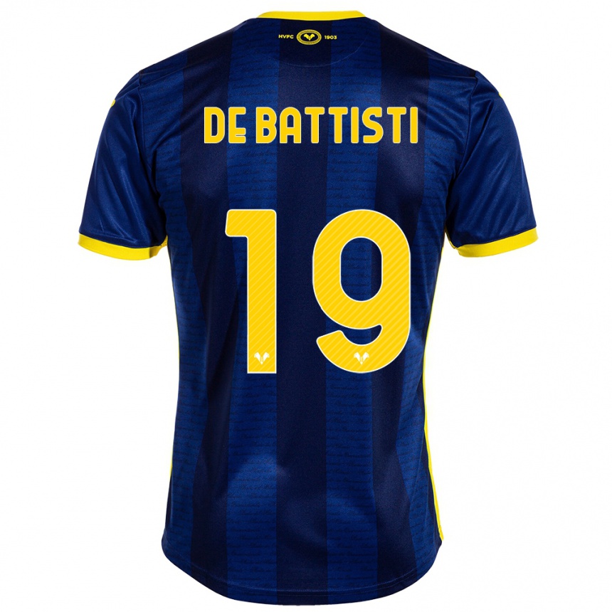 Hombre Fútbol Camiseta Davide De Battisti #19 Armada 1ª Equipación 2023/24 Perú