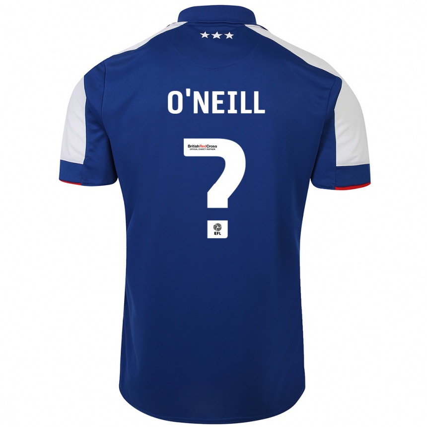 Hombre Fútbol Camiseta Seth O'neill #0 Azul 1ª Equipación 2023/24 Perú