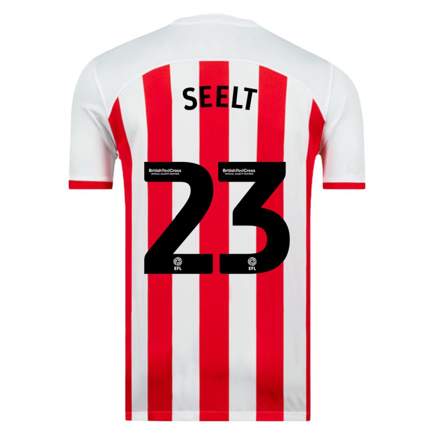 Hombre Fútbol Camiseta Jenson Seelt #23 Blanco 1ª Equipación 2023/24 Perú