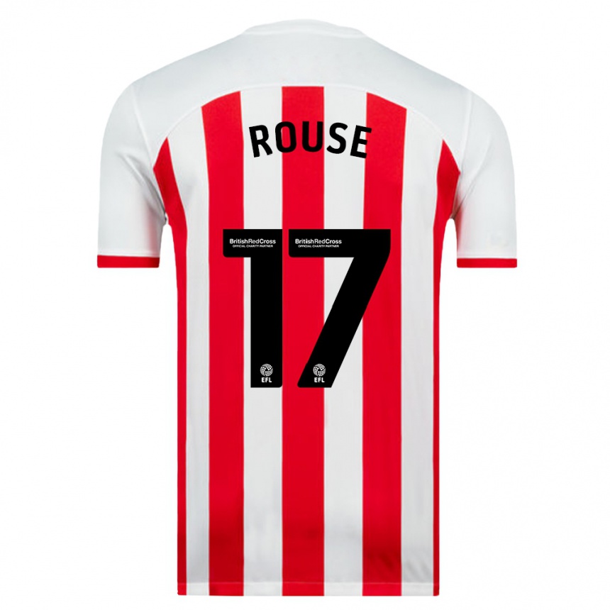 Hombre Fútbol Camiseta Mollie Rouse #17 Blanco 1ª Equipación 2023/24 Perú