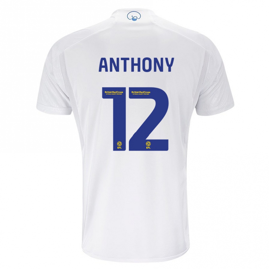 Hombre Fútbol Camiseta Jaidon Anthony #12 Blanco 1ª Equipación 2023/24 Perú