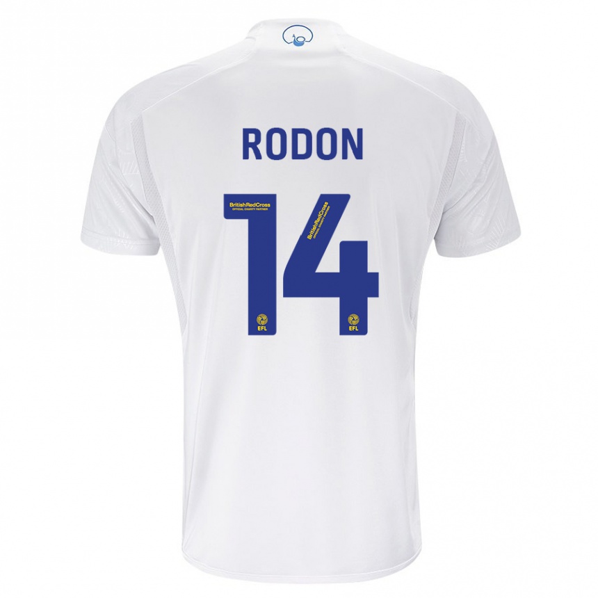 Hombre Fútbol Camiseta Joe Rodon #14 Blanco 1ª Equipación 2023/24 Perú