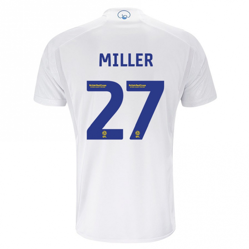 Hombre Fútbol Camiseta Amari Miller #27 Blanco 1ª Equipación 2023/24 Perú