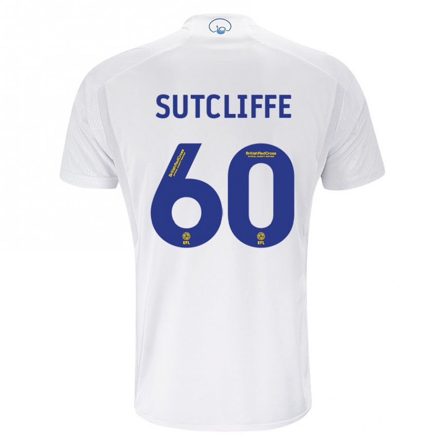 Hombre Fútbol Camiseta Harvey Sutcliffe #60 Blanco 1ª Equipación 2023/24 Perú