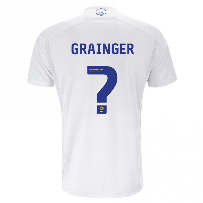 Hombre Fútbol Camiseta Owen Grainger #0 Blanco 1ª Equipación 2023/24 Perú