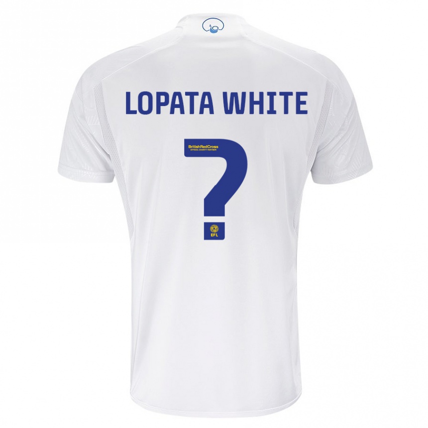 Hombre Fútbol Camiseta Reuben Lopata-White #0 Blanco 1ª Equipación 2023/24 Perú