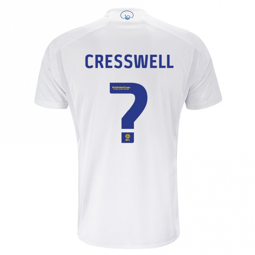 Hombre Fútbol Camiseta Alfie Cresswell #0 Blanco 1ª Equipación 2023/24 Perú