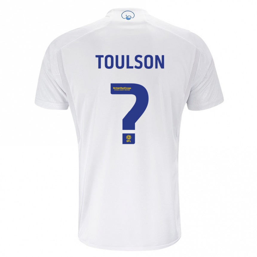 Hombre Fútbol Camiseta Daniel Toulson #0 Blanco 1ª Equipación 2023/24 Perú