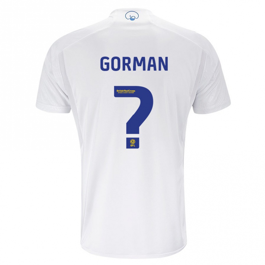 Hombre Fútbol Camiseta Finley Gorman #0 Blanco 1ª Equipación 2023/24 Perú