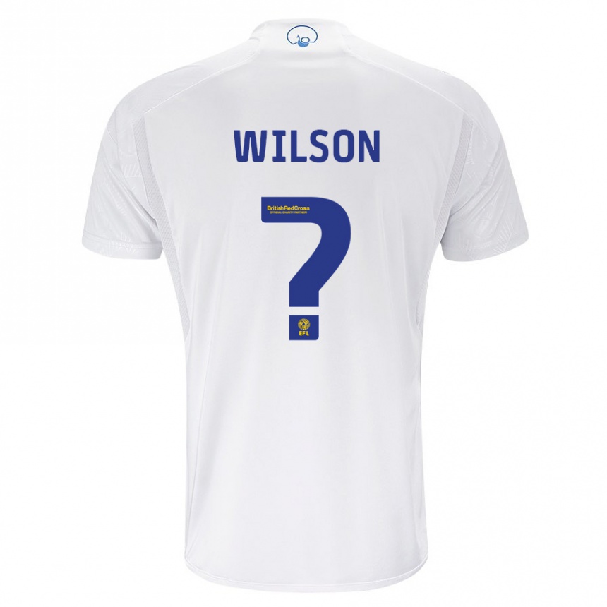 Hombre Fútbol Camiseta Marley Wilson #0 Blanco 1ª Equipación 2023/24 Perú