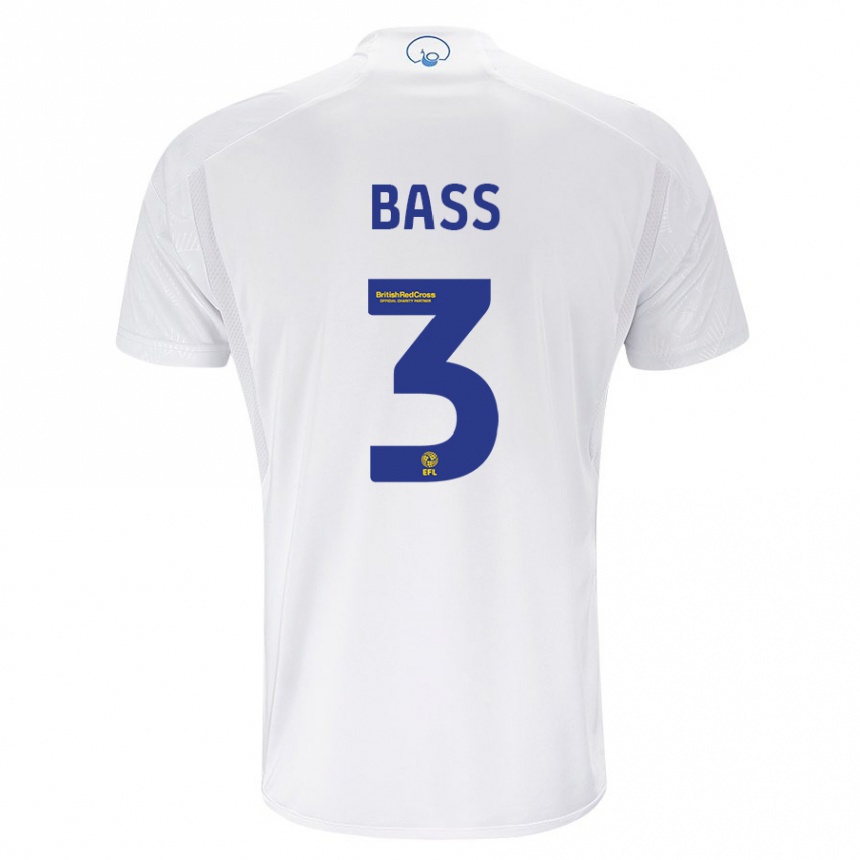 Hombre Fútbol Camiseta Rebekah Bass #3 Blanco 1ª Equipación 2023/24 Perú