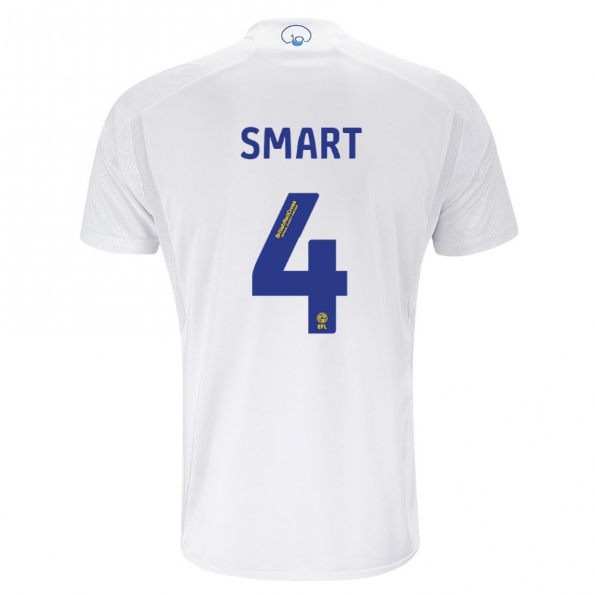 Hombre Fútbol Camiseta Olivia Smart #4 Blanco 1ª Equipación 2023/24 Perú