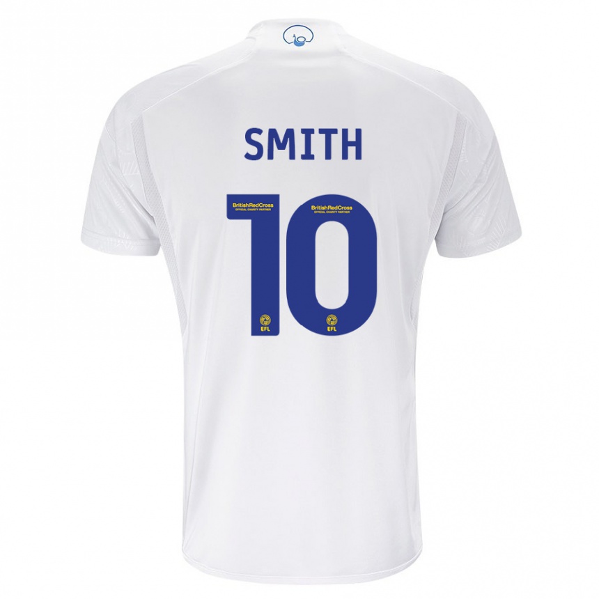 Hombre Fútbol Camiseta Kathryn Smith #10 Blanco 1ª Equipación 2023/24 Perú