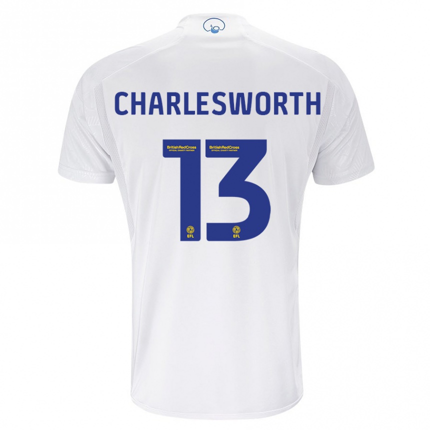 Hombre Fútbol Camiseta Millie Robshaw-Charlesworth #13 Blanco 1ª Equipación 2023/24 Perú