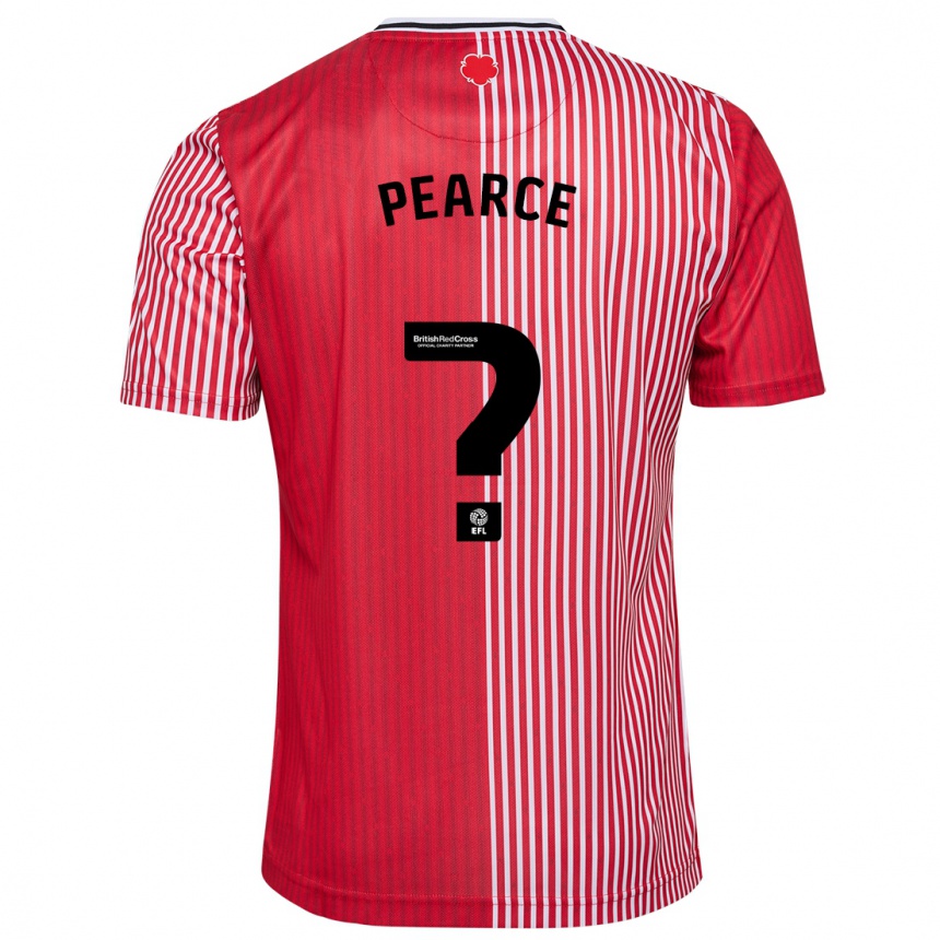 Hombre Fútbol Camiseta Luke Pearce #0 Rojo 1ª Equipación 2023/24 Perú