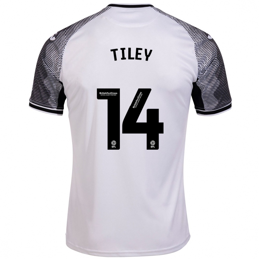 Hombre Fútbol Camiseta Chloe Tiley #14 Blanco 1ª Equipación 2023/24 Perú