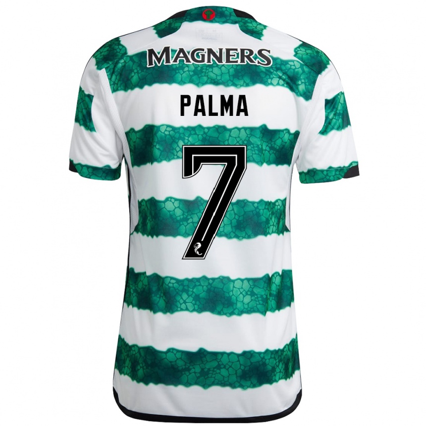 Hombre Fútbol Camiseta Luis Palma #7 Verde 1ª Equipación 2023/24 Perú