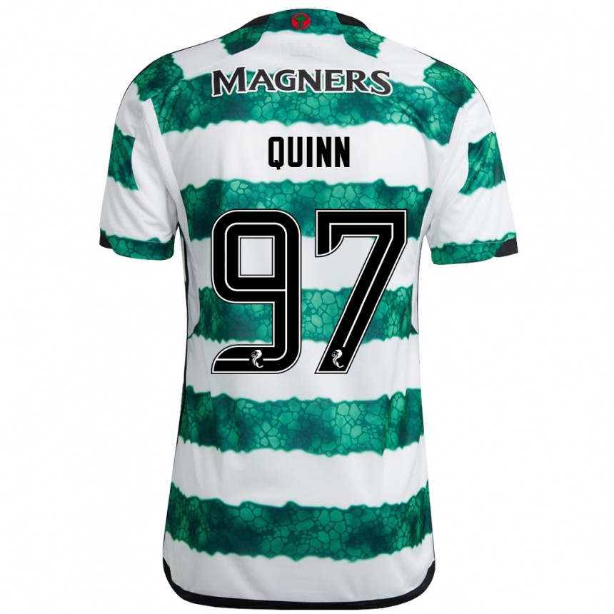 Hombre Fútbol Camiseta Ben Quinn #97 Verde 1ª Equipación 2023/24 Perú