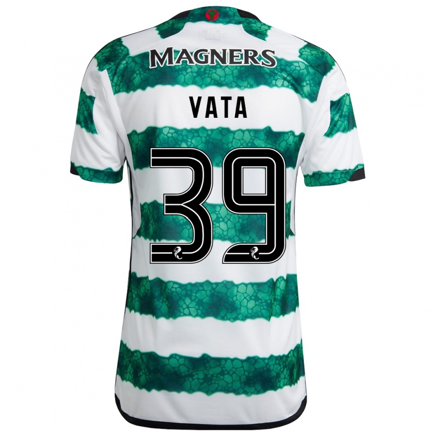 Hombre Fútbol Camiseta Rocco Vata #39 Verde 1ª Equipación 2023/24 Perú