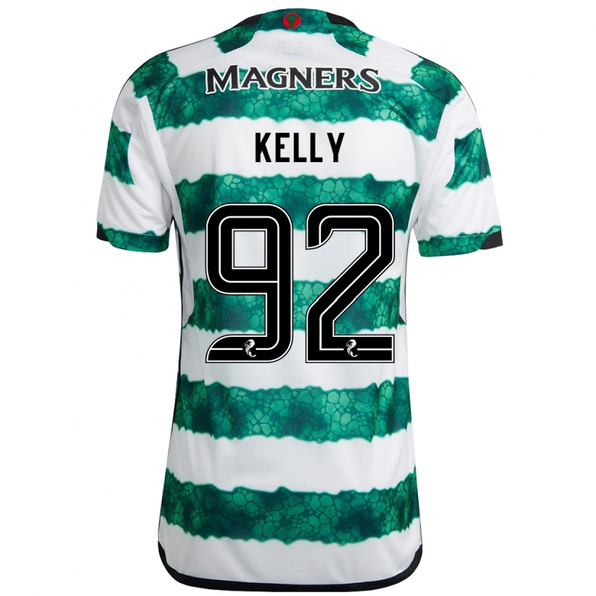 Hombre Fútbol Camiseta Daniel Kelly #92 Verde 1ª Equipación 2023/24 Perú