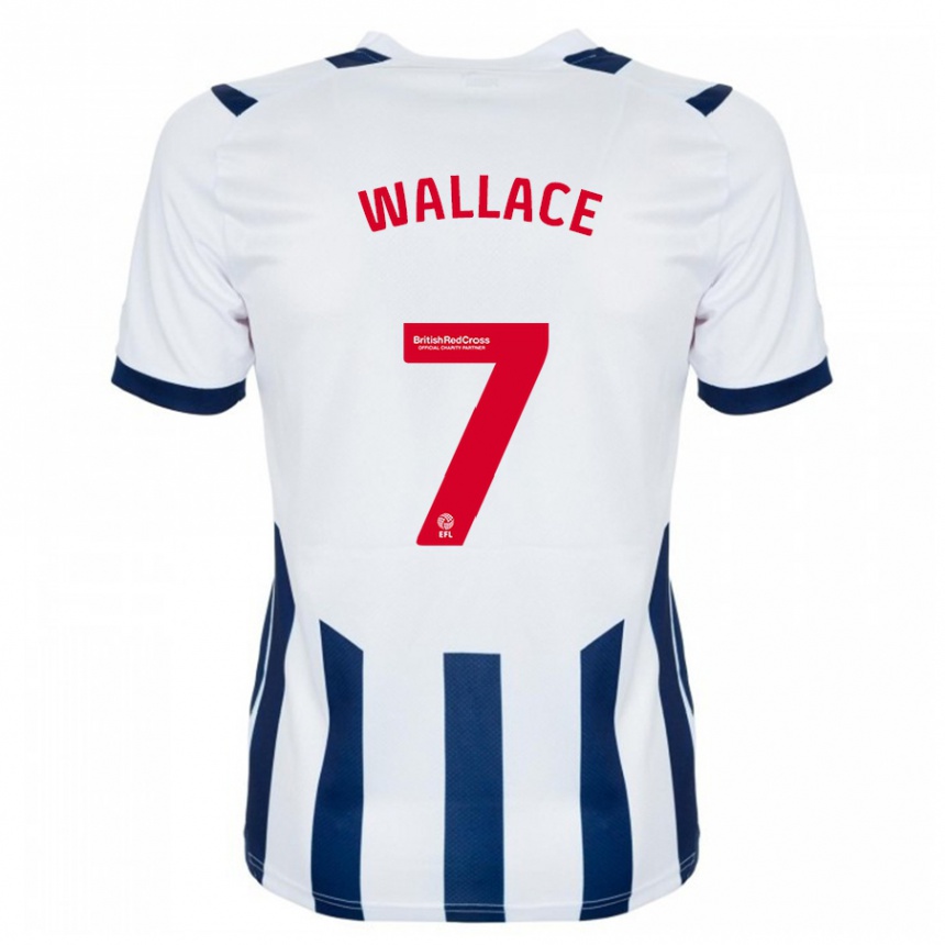 Hombre Fútbol Camiseta Jed Wallace #7 Blanco 1ª Equipación 2023/24 Perú