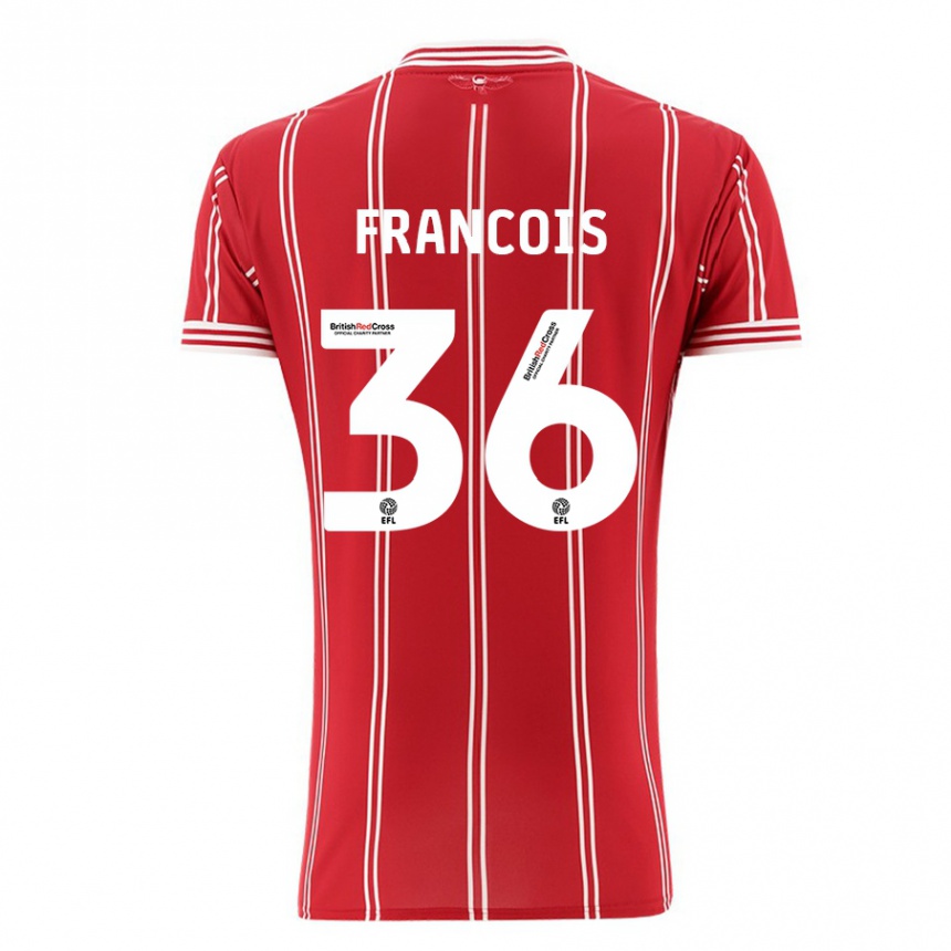 Hombre Fútbol Camiseta Marlee Francois #36 Rojo 1ª Equipación 2023/24 Perú