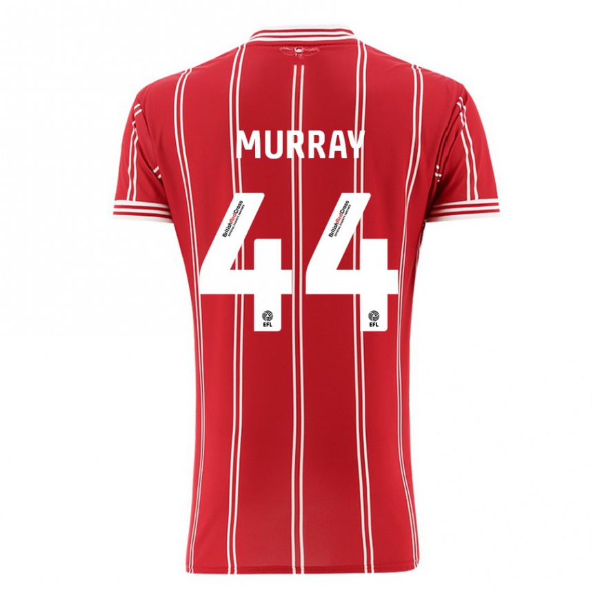 Hombre Fútbol Camiseta Satara Murray #44 Rojo 1ª Equipación 2023/24 Perú