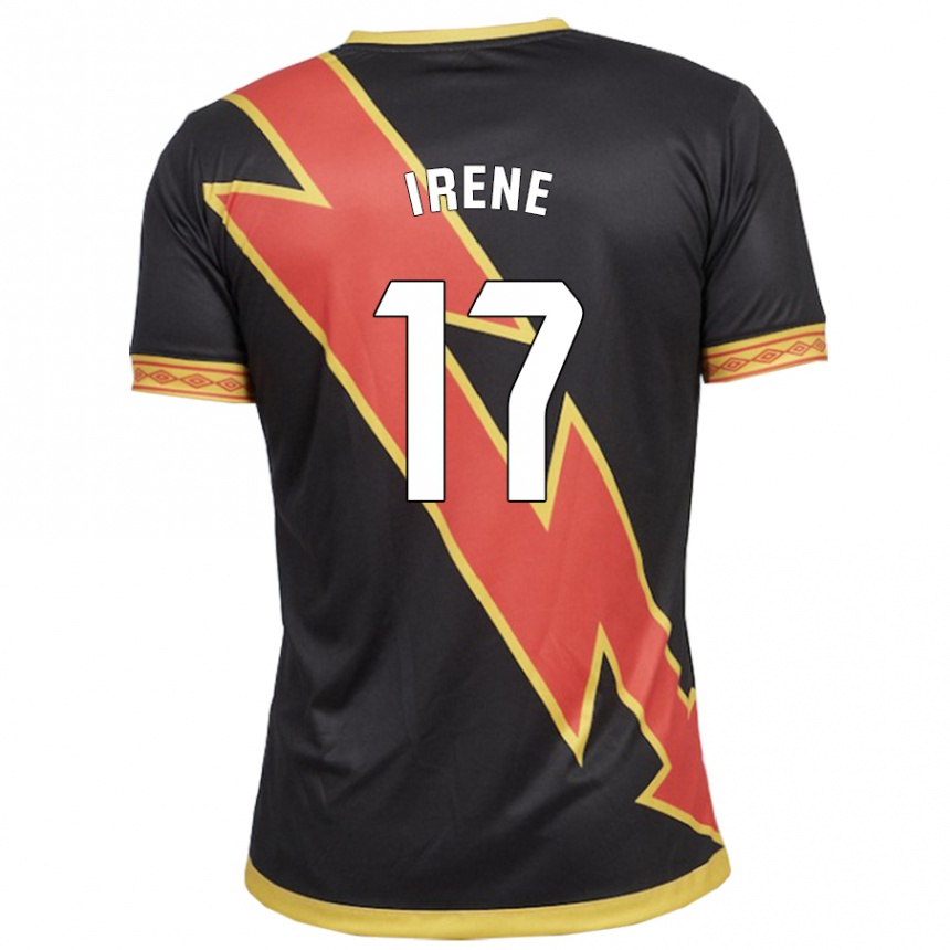 Hombre Fútbol Camiseta Irene Rodríguez Basilio #17 Negro 2ª Equipación 2023/24 Perú