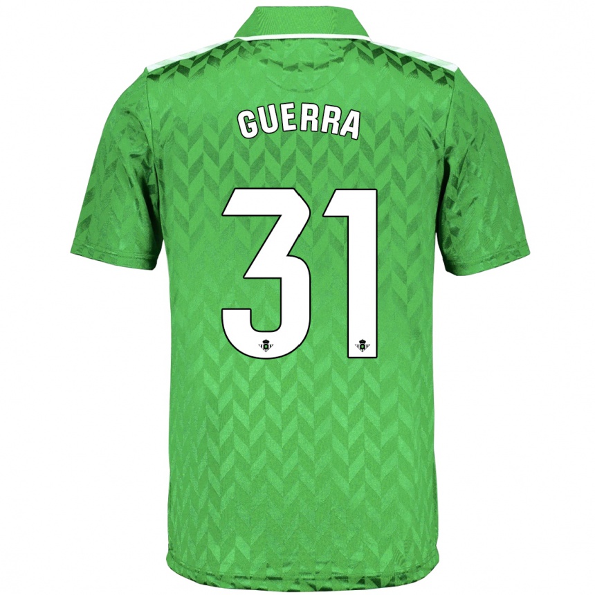 Hombre Fútbol Camiseta Ana Guerra Morcillo #31 Verde 2ª Equipación 2023/24 Perú