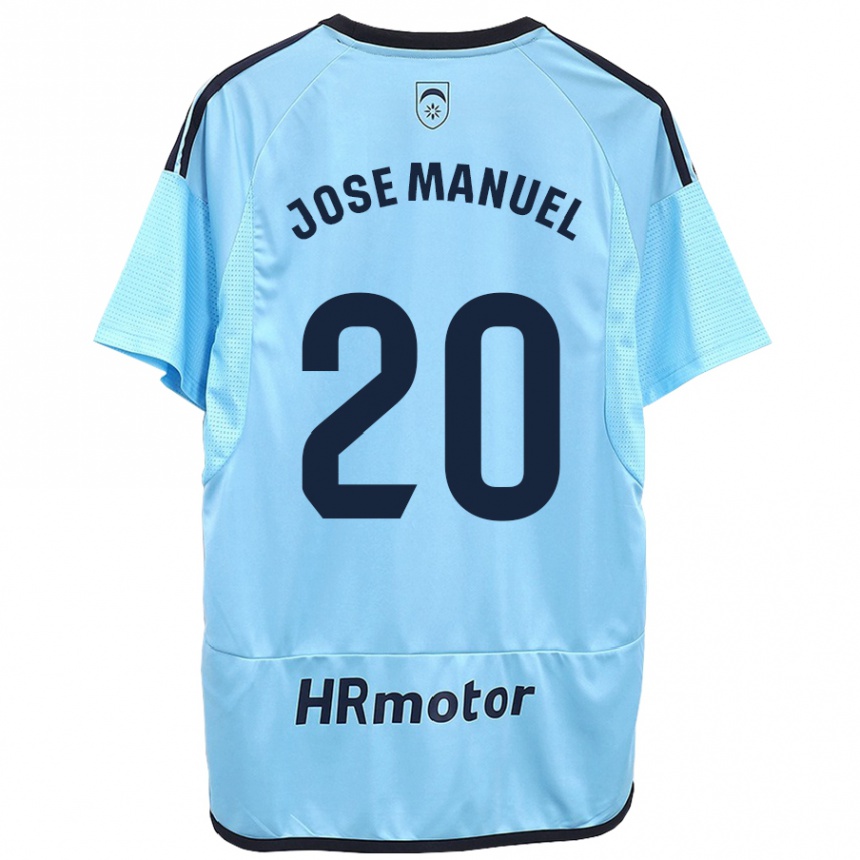 Hombre Fútbol Camiseta José Manuel Arnáiz #20 Azul 2ª Equipación 2023/24 Perú