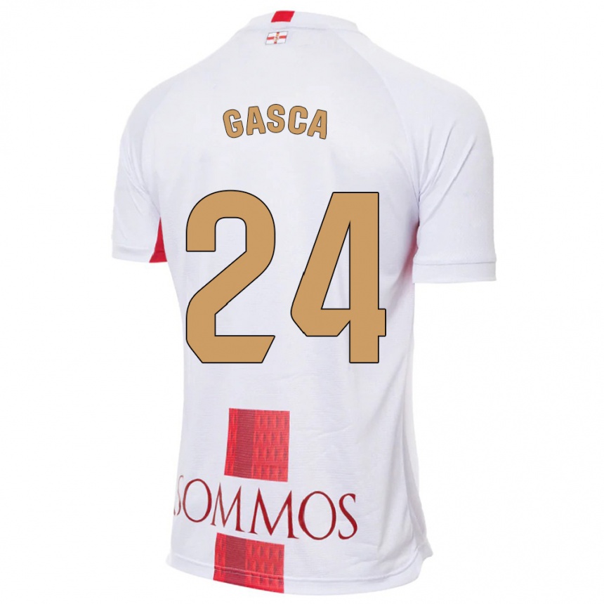 Hombre Fútbol Camiseta Verónica Gasca #24 Blanco 2ª Equipación 2023/24 Perú