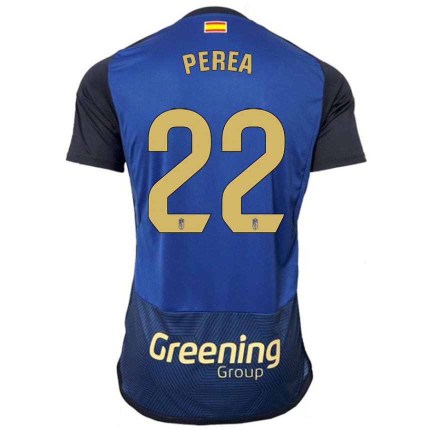 Hombre Fútbol Camiseta Alberto Perea #22 Armada 2ª Equipación 2023/24 Perú