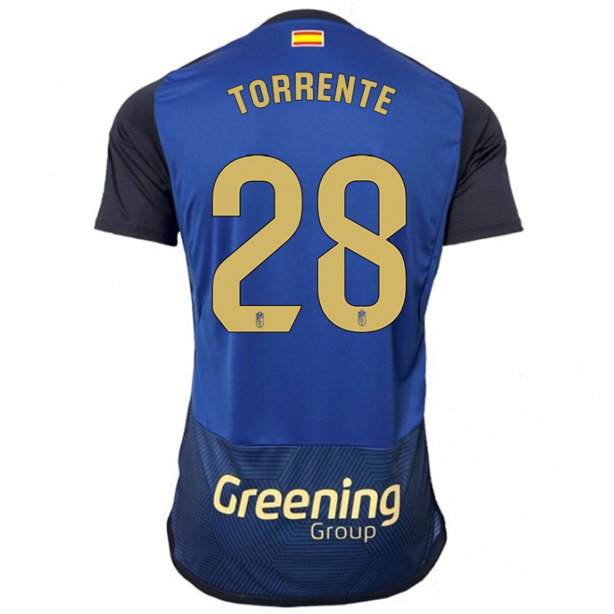 Hombre Fútbol Camiseta Raúl Torrente #28 Armada 2ª Equipación 2023/24 Perú