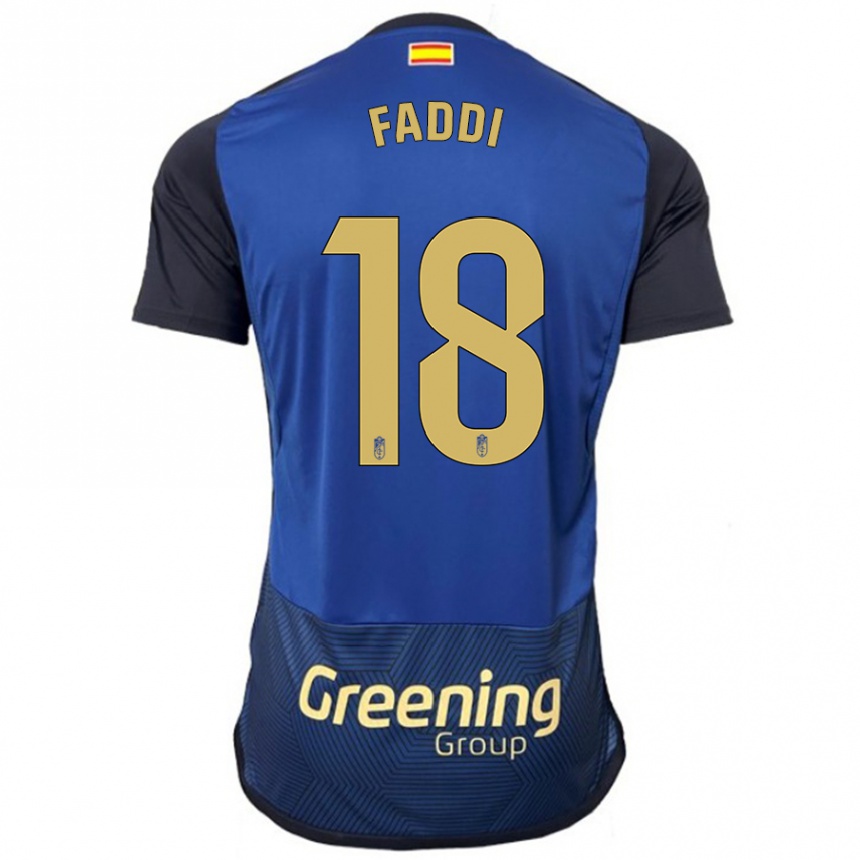 Hombre Fútbol Camiseta Inés Faddi #18 Armada 2ª Equipación 2023/24 Perú