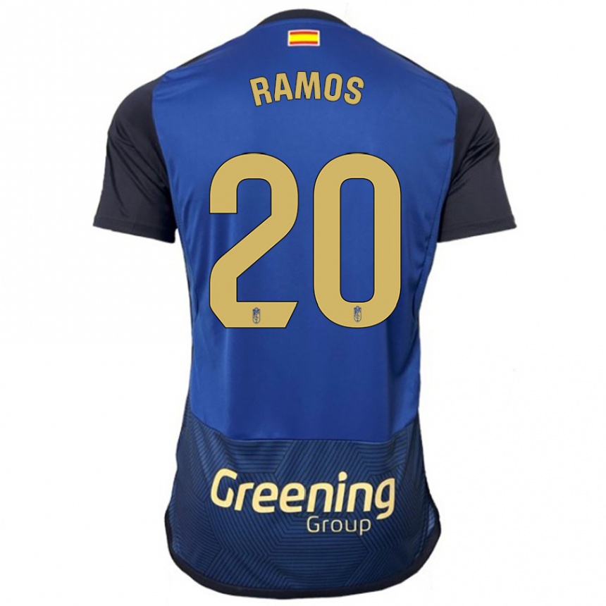 Hombre Fútbol Camiseta Lucía Ramos #20 Armada 2ª Equipación 2023/24 Perú