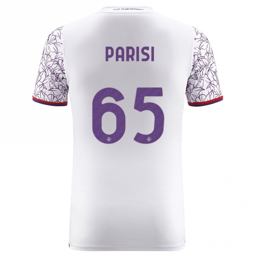 Hombre Fútbol Camiseta Fabiano Parisi #65 Blanco 2ª Equipación 2023/24 Perú