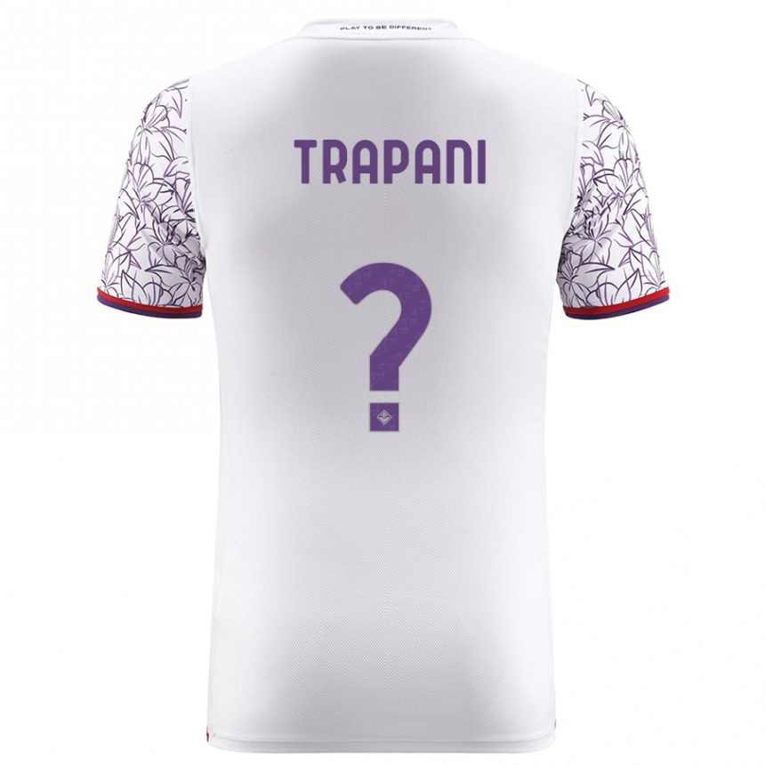 Hombre Fútbol Camiseta Niccolò Trapani #0 Blanco 2ª Equipación 2023/24 Perú