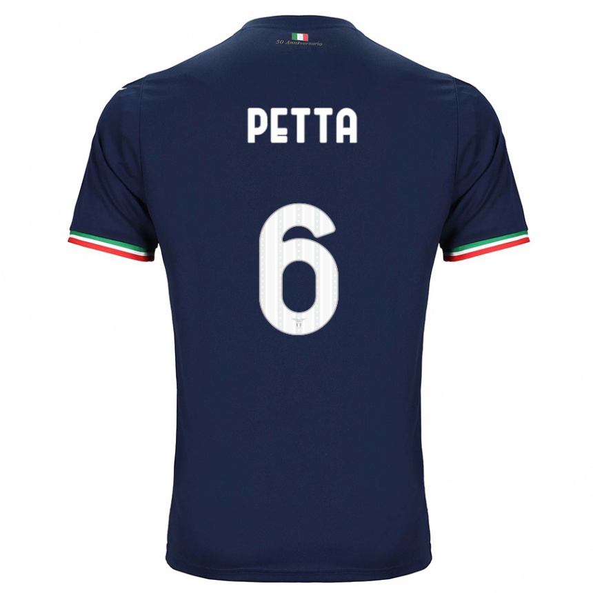 Hombre Fútbol Camiseta Andrea Petta #6 Armada 2ª Equipación 2023/24 Perú