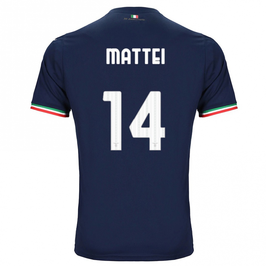 Hombre Fútbol Camiseta Sarah Mattei #14 Armada 2ª Equipación 2023/24 Perú